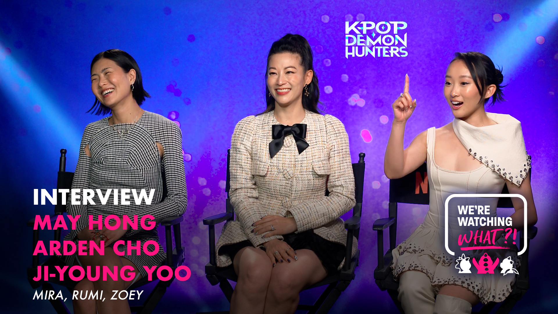 Arden Cho, May Hong, Ji-Young Yoo for KPop Demon Hunters