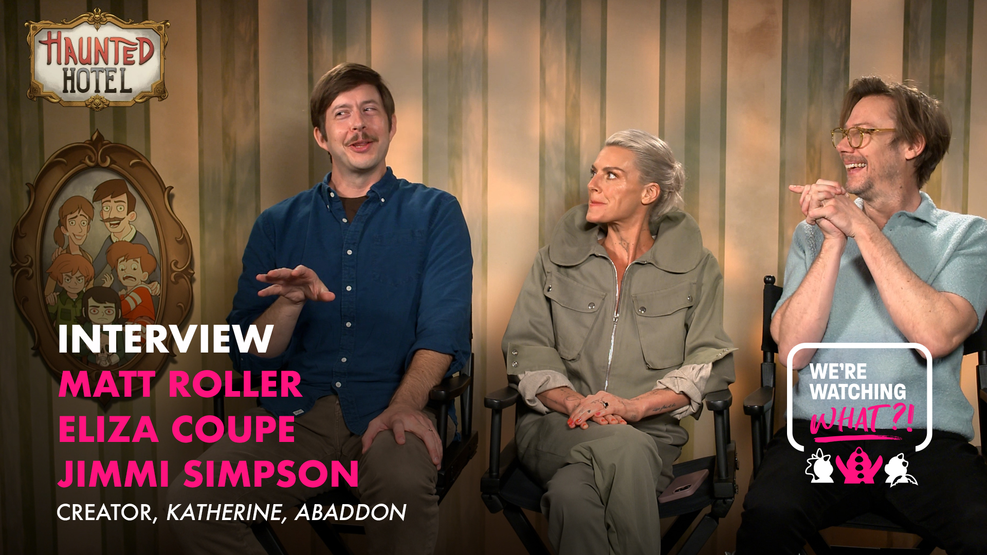 Matt Roller, Eliza Coupe, Jimmi Simpson for Haunted Hotel